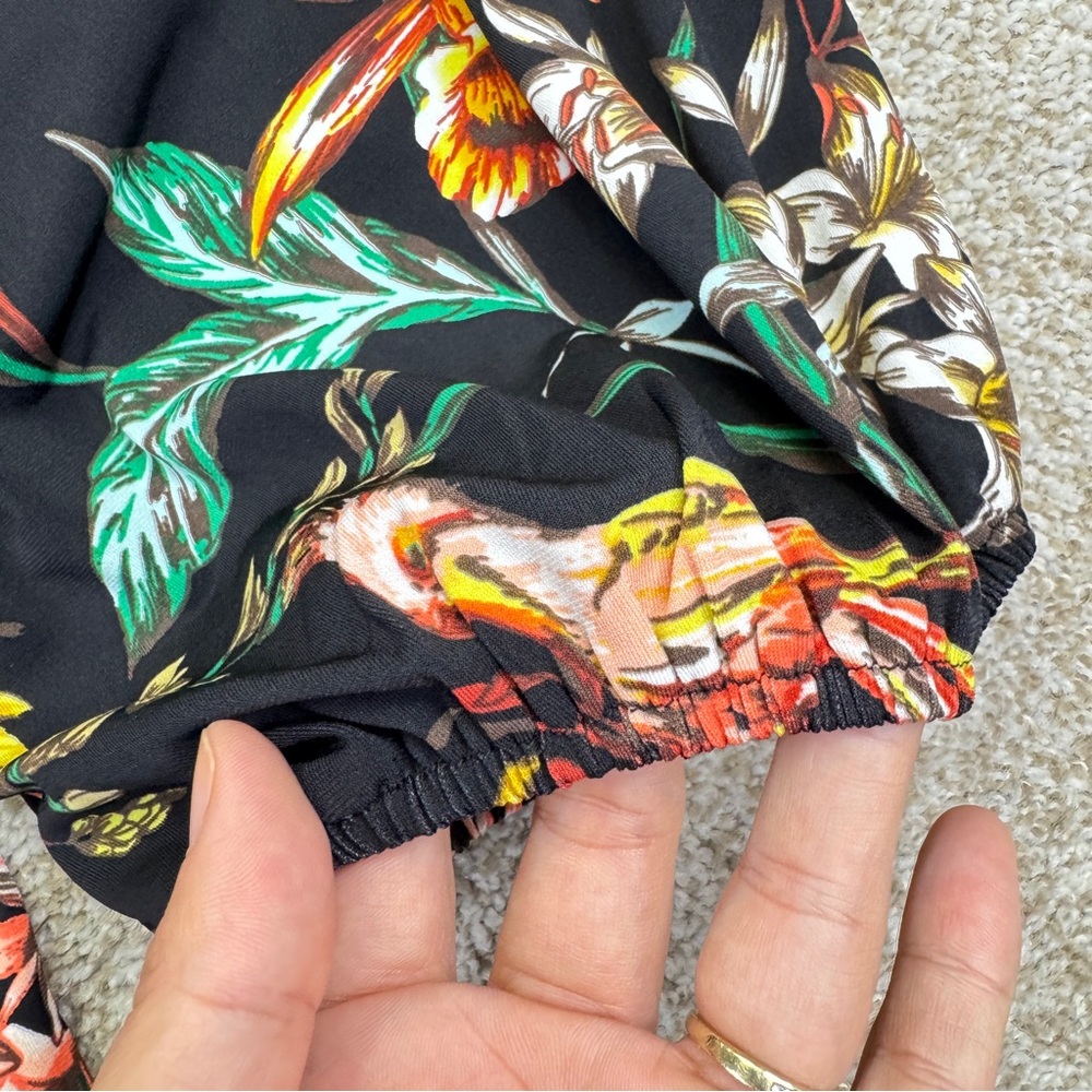 NEW Worthington Black Floral Wrap Blouse Womens Size 4X Stretch - Picture 7 of 16